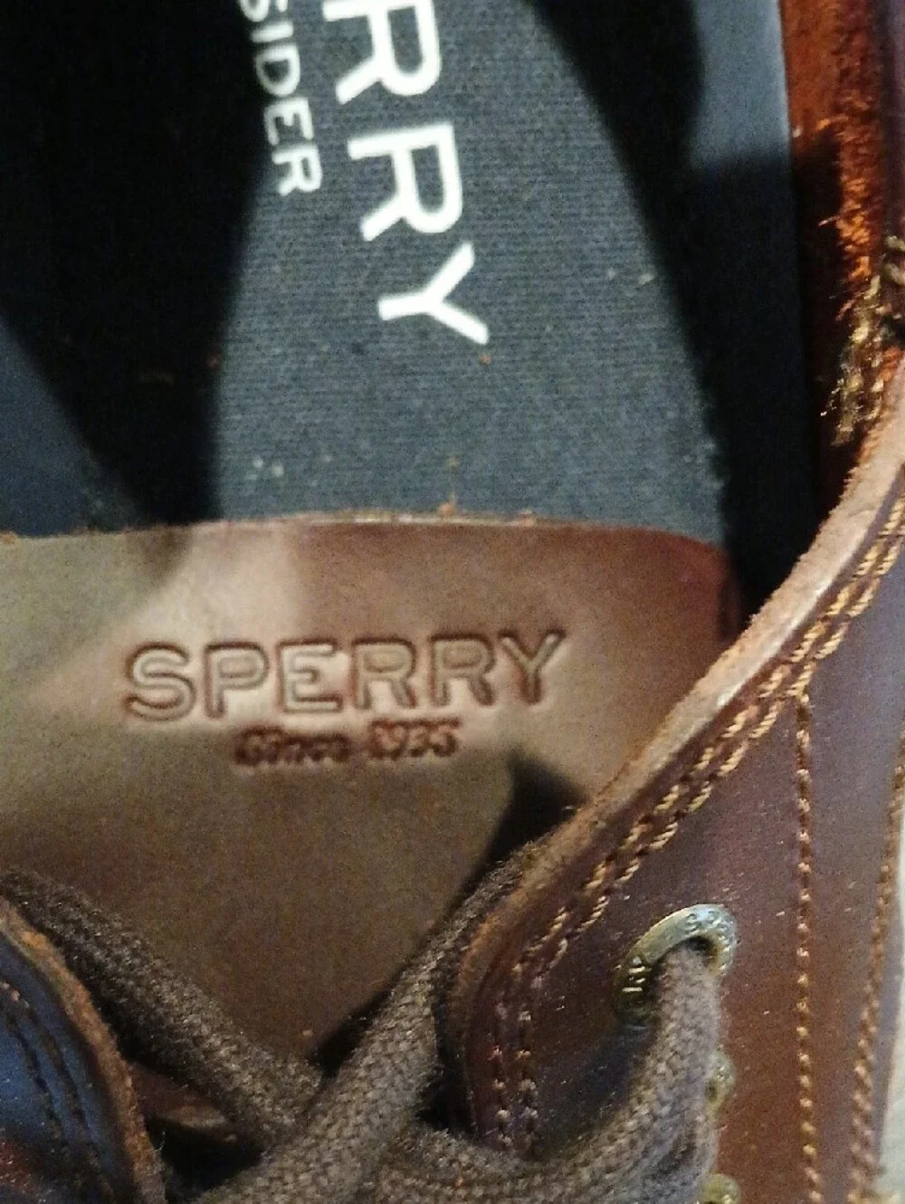 Sperry Brown Leather 2-Eye Classic Boat Shoes
